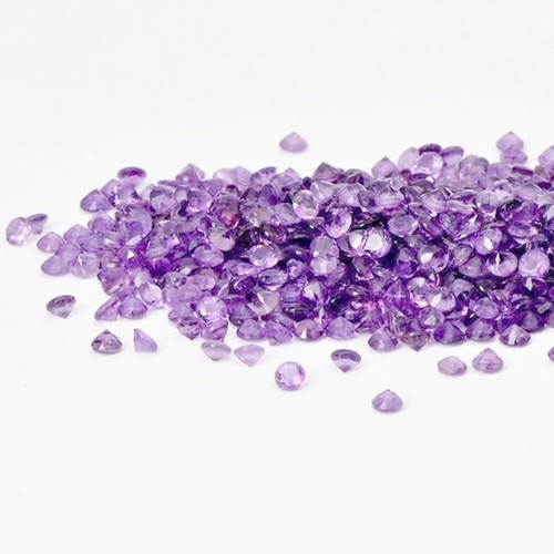 Wholesale Lot 1mm to 2mm Round Cut Natural African Amethyst Calibrated Gemstone - Picture 4 of 4