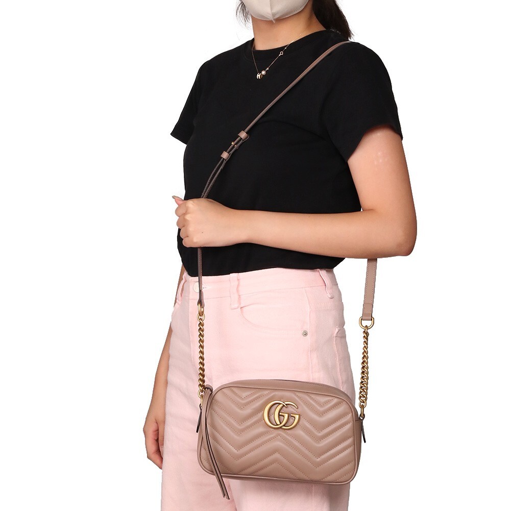 GUCCI 448065-DTD1T-5729 GG MARMONT グッチ ショルダーバッグ Brandol / GUCCI グッチ ショルダーバッグ GG マーモント レザー