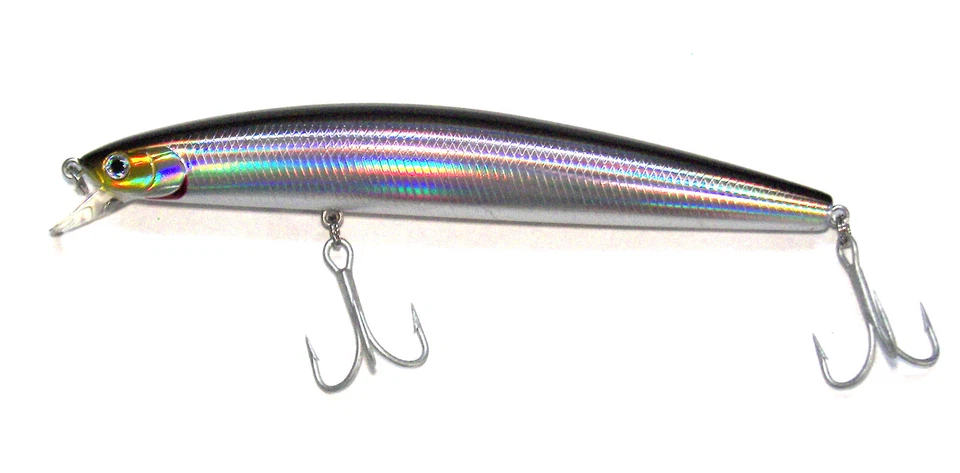 Señuelo de pesca flotante Daiwa Salt Pro Minnow 6 pulgadas DSPM15F surf y embarcadero Foto 2 de 2