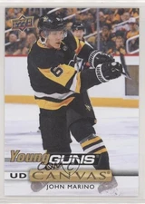 2019-20 Upper Deck UD Canvas Young Guns John Marino #C234 Rookie RC