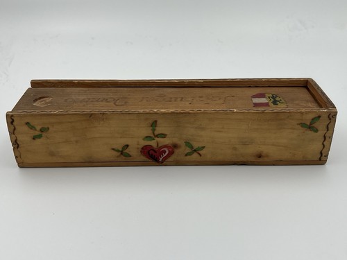 Antique Hand Painted Wooden Dominoes Salzburg Austria - Picture 10 of 23
