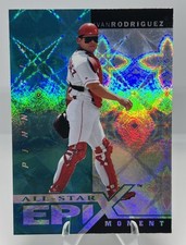 IVAN RODRIGUEZ EMERALD EPIX 1998 Pinnacle Moment #E4 HOF RARE SSP 1997 GREEN