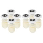 8 Pcs Shower Sliding Door Parts Wheels Replacement Rollers Bathroom Glass