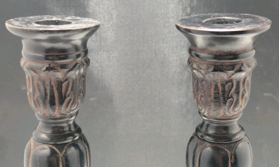 Southern Living GARRITY HOUSE Candle Stick Holder 15 in Tall Set of Two LNC - Image 3 of 4