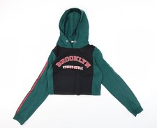 Womens UK Size 12 Select Green Pullover Hoodie