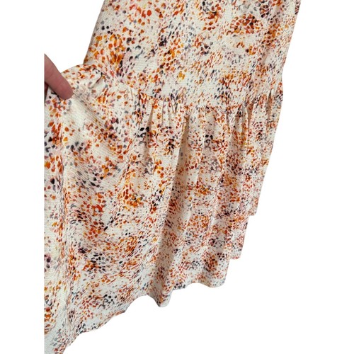 NWT Laundry by Shelli Segal Halter Neck Midi Dress White Multi Sz 12 - Picture 15 of 17