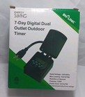 BN-LINK 7 Day Dual Outlet Programmable Digital Outdoor Timer 1875Watt