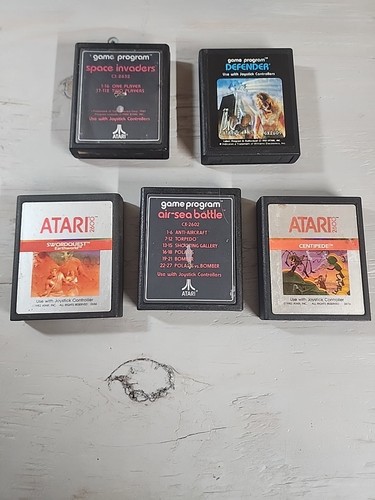 34 Game Lot Atari 2600 Video Game Cartridges: Adventure Asteroids Berserk Casino - Picture 7 of 21