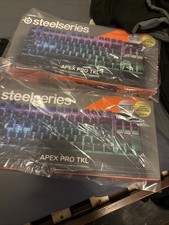 Two Steelseries Apex Pro TKL Mechanical Gaming Keyboards