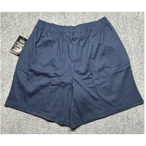 Roaman's Lounge Shorts Womens L 18/20 Elastic Waist Blue Comfy Casual New - Bild 13 von 13