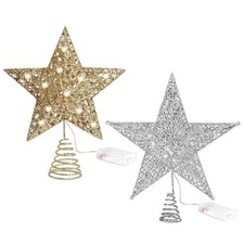 Lighted Christmas Tree Topper Lighted with Built-in Led Star Lights DIY valuable