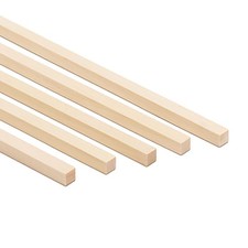 Wood Square Dowel Rods 1/4 x 48", Sticks for Crafts  Woodworking Woodpeckers