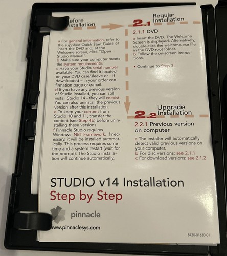 Pinnacle Studio Ultimate HD Version 14 DVD With Key - Picture 2 of 4