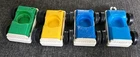 Vintage Fisher Price little people set of 4 Colored Top Cars