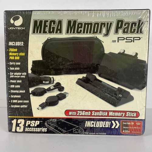 Joytech Mega Memory Pack for Psp W/ 256mb Sandisk Memory Stick 13 Accessories - Picture 2 of 10