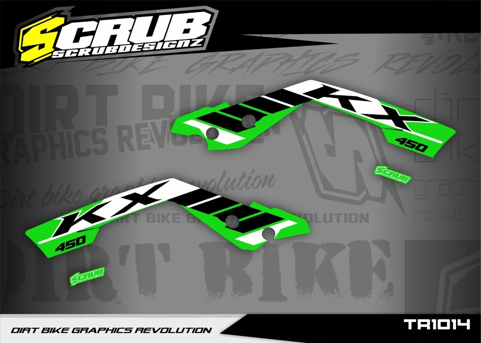 Plásticos + Gráficos Kawasaki KX450F 2013 2014 2015 Foto 4 de 4