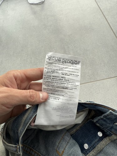 Baggy skater Acne Studios jeans shorts pants paint distressed y2k distressed - Picture 11 of 14