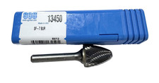 SGS 3/4" Carbide Burr SF-7 Ball Nose Tree Shape Single Cut 1/4" Shank USA