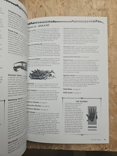 Warhammer 40k Dark Eldar 5. Edition Codex 2010 beschädigt - Bild 5 von 5