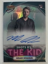 Nolan Schanuel Topps Bowman's Best 2024 Shots by the Kid Auto /250 LA Angels