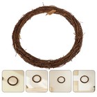 3pcs Rustic Twig Wreaths,11.4X7.4 Inch, Christmas Wreaths Frame, Farmhouse