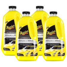 4x Meguiars Ultimate Wash & Wax 1420ml Autoshampoo Wachs Versiegelung G17748EU