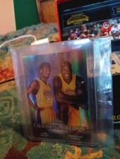 2001 Topps Chrome Refractor California Dreaming Kobe Bryant Shaquille O'Neal