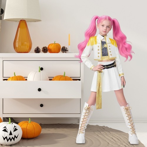 Girls Rumi Mira Zoey Kpop Demon Hunters Dress Cosplay Costume Party Fancy Dress - Picture 18 of 93
