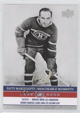 2008-09 Upper Deck Montreal Canadiens Centennial Set Howie Morenz #288 HOF 0a1