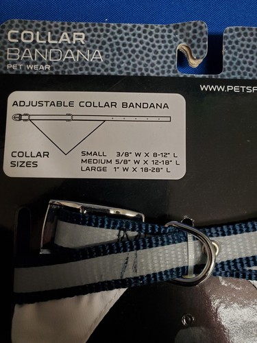 NFL official Medium Collar Bandana Pet Wear. Los Angeles Chargers. Reflective - Picture 4 of 4