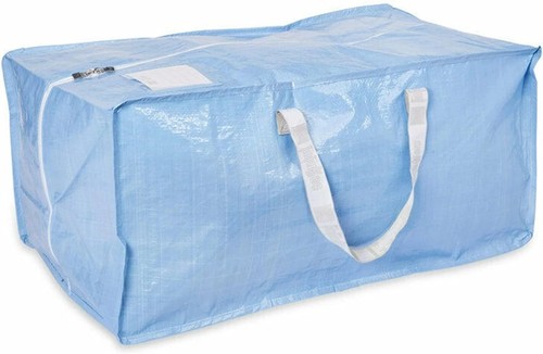 LULAROE Large Garment Bag Teal - Duffel Tote Storage Travel Ikea Style Branded - Picture 2 of 3