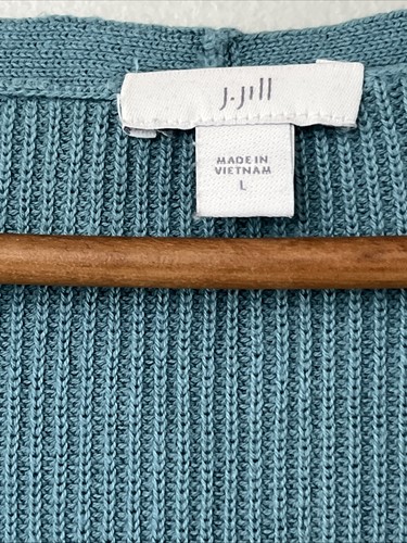 J Jill Pullover V-Ausschnitt Baumwolle fade Größe S - Bild 2 von 3