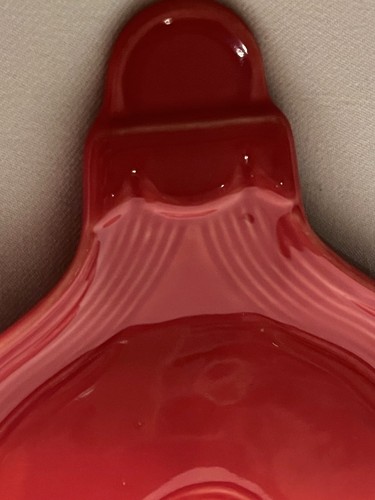 Fiestaware Ornament geformter Teller 8 3/4" Fiesta scharlachrot Weihnachten Servierschale - Bild 6 von 10