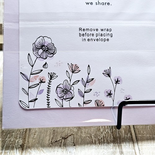 American Greetings Mother's Day Card 6x8 Pink Gold Ribbon Floral Thank You - Picture 7 of 10