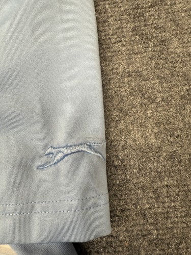Polo de golf Slazenger para hombre 2XL XXL azul manga corta rendimiento a rayas - Imagen 4 de 7