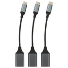 3 Pcs USB-C Male to USB 3.0 Female OTG Cable Adaptor for S9 and other Type-C