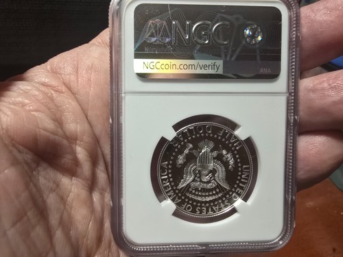 2019 S Kennedy Half, prima uscita, argento fino .999, NGC PR70 Ultra cameo - Foto 2 di 2
