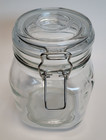 Glass Jar with Airtight Hinged Lid Great for Crafting Storage & Terrariums