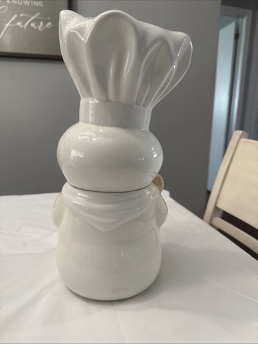 Tarro de galletas Pillsbury Doughboy 1999 tapa de sonido Benjamin & Medwin funciona usado - Imagen 2 de 6