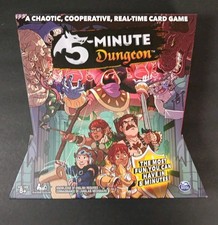 5-Minute Dungeon Card Game Used Cooperative Real-Time Game Age 8+ Complete