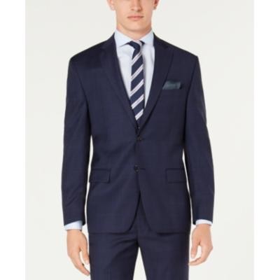 Мужской пиджак-блейзер классического кроя Lauren Ralph Lauren 48 р. Темно-синий в клетку
