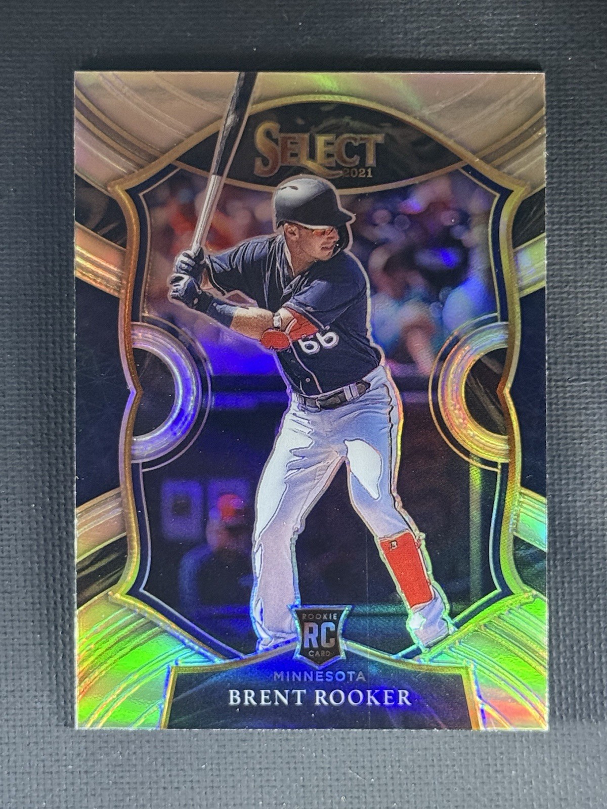 2021 Select SILVER PRIZM Concourse #20 Brent Rooker ROOKIE RC Twins Athletics