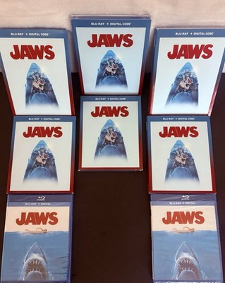 New! Jaws (Blu-ray + Digital) Sealed W/Rare Slipcover