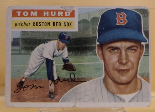 1956 Topps #256 - Tom Hurd - Boston Red Sox - Very Good