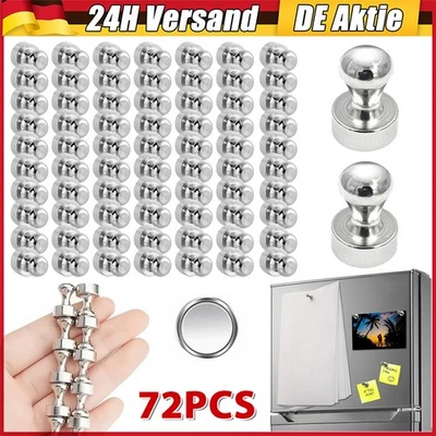 Neodym Magnete Für Magnettafel Pinnwand Kegel Magnet 6,5KG 16mm Stark Whiteboard - Bild 1 von 4