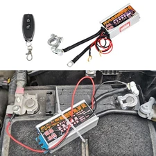 Universal Car Integrated Battery Disconnect Switch &  Remote Control 12V 200A