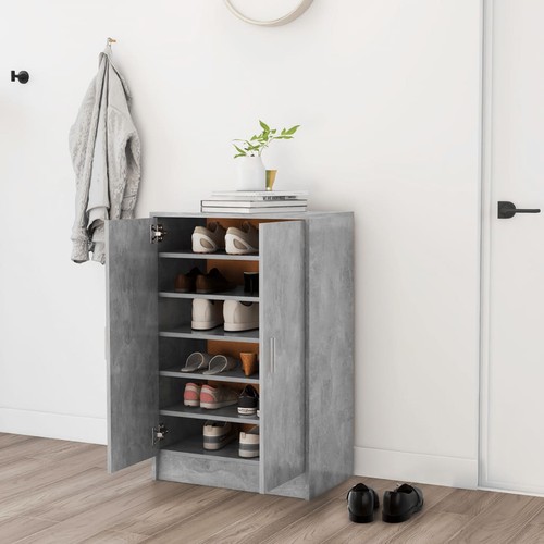 Shoe Cabinet Shoe Storage Rack Organiser Shoe Cupboard Engineered Wood vidaXL - Picture 7 of 84