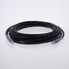 Hubbell 30Ft 8-Pin Mini DIN M/M VGA Cable PlugnPlay XEnd Plenum Patch VGA6P30BK