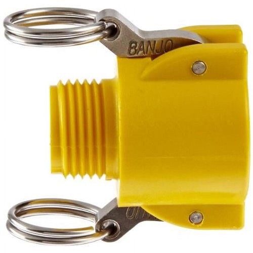Banjo Garden Hose Cam Lever Coupling 3/4" Coupler X 3/4" Male GHT - GHMT075B - Picture 2 of 3