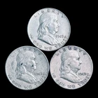 1949 Franklin Silver Half Dollar Year Set